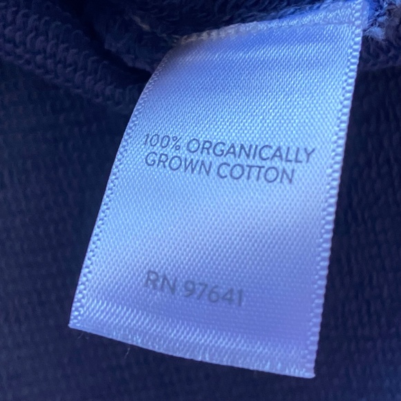 PURE JILL by J. JILL Organic Cotton Purple Tie Dye 3/4 Sleeves Crop Sweatshirt L - Picture 13 of 16